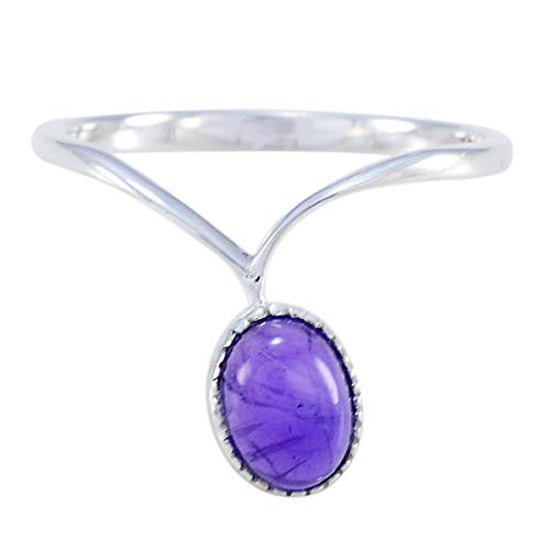 Bague de forme ovale en argent sterling pour sublimer vos soirées cocktail