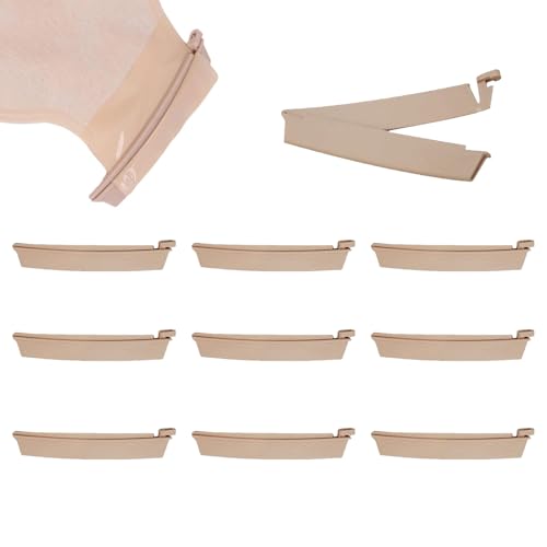 Colostomy Bag Clip, Drainage Bag Clip Set, Ostomy Supplies for Ostomy Drainage Bag(Flesh, 10 Pcs)