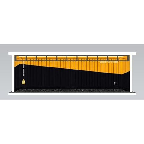 Hot Diecast Wheels Display Case - 1/64 Scale Die-cast Model Car Display Case with LED Light and Acrylic Cover, Hot Diecast Wheels Parking Garage Dioramas with 6 Parking Spaces Cover