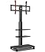 FITUEYES Soporte TV Ruedas para Television de 32 a 65 Pulgadas Ajustable en Altura y ángulo, máx. 40KG VESA máx : 600x400 mm (2 Estante)