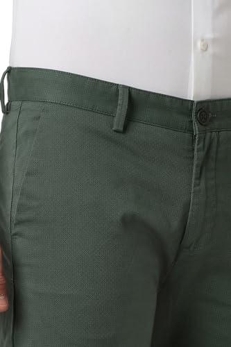 Image of Peter England Men's Regular Fit Mid Rise Pants