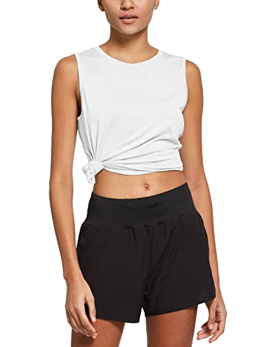 Image of baleaf Women's Workout Tank Tops Sleeveless Quick Dry Running Shirts Lightweight Loose Fit for Yoga Athletic Gym