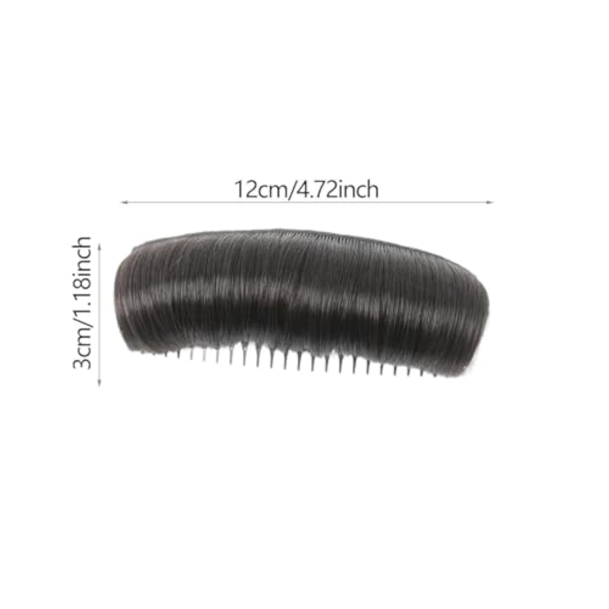 Women's Volume Hair Base Styling Insert Tool, Black