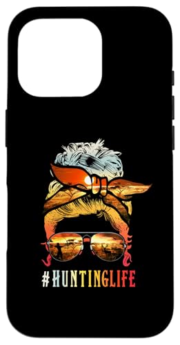 Hunting Life Mom �U�炩�������c�q �n���^�[ �� �}�}���C�t �X�}�z�P�[�X iPhone 16 Pro �p