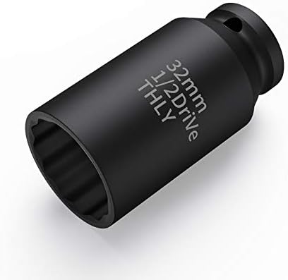 Mayouko - Juego De 4 Dados De Impacto De Tuerca De Eje Profundo De 1/2 Pulgadas, CR-MO, Diseño