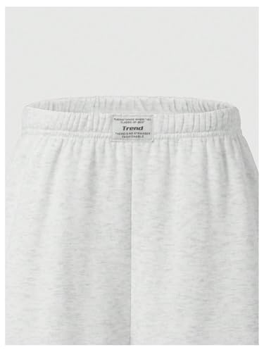 OYOANGLE Girl's Baggy Sweatpants Elastic Waist Letter Patched Straight Leg Pants Workout Open Bottom Trousers3