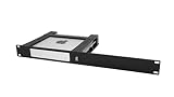 thingsINrack Rack mount made for Apple mac mini 19inch 1U, TIRAPPLEMINI19I1UBLK