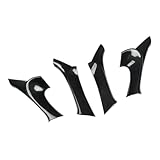 Thinyou 4Pcs Carbon Fiber Interior Door Armrest Panel Trim for Lexus is F 250 350 2006 2007 2008 2009 2010 2012 2013