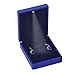 iSuperb LED Light Pendant Box Blue Necklace Display Case Jewelry Gift Box