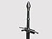 KR Ideas Vertical Sword Wall Mount (Made in The USA) (Black)