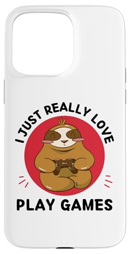 ���킢���i�}�P���m I Just Really Love Cute Play Games���D�� �X�}�z�P�[�X iPhone 15 Pro Max �p