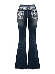 Dark Blue Graphic Embroidery