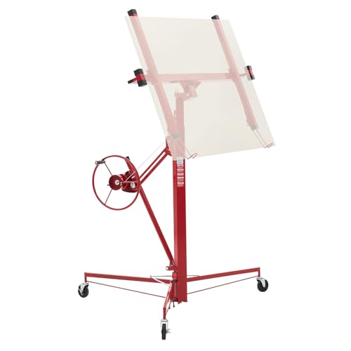 VEVOR 11ft Heavy-Duty Drywall Lift with Lockable Wheels