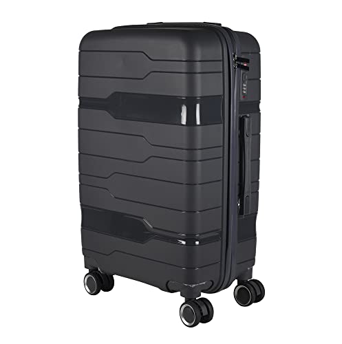 Cj Malas Polipropileno 3 Peças P, M, G Rodas 360 - Bolívia (Grafite)