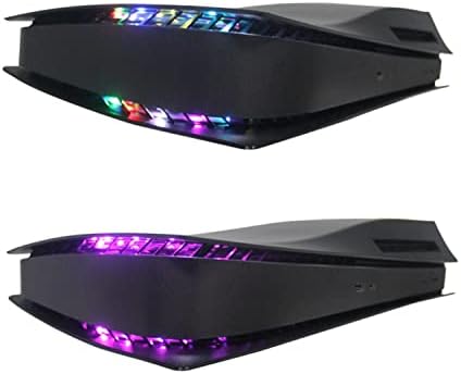 RGB LED Light Strip for PS5 Accessories, Music Sync with 8 Colors 400+ Lighting Effects, DIY Decoration for PS5 Assecories Control Methods (USB/APP/IR Remote)