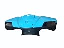 Head Light Visor Front Visor Compatible with Ntorq 125, Sky Blue, Set of 3 gallery image
