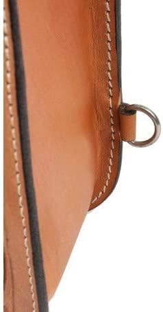 Western Leather Saddle Bag for Horse | Horse Riding Pleasure Trail Ride Suitable for Horse Riding and Barrel Racing | Saddle Bag with Adjustable Strap ||Size- medium (38)
