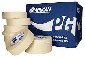 American Tape 1 1/2'' PG27 Paint Masking Tape 1 CASE/24 Rolls