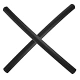 SUPVOX 2 Piezas Protectora de Espuma para Manillar de Cochecito Niña Funda Antideslizante para Mango de Silla Paseo Fácil Instalación y Agarre Color Negro