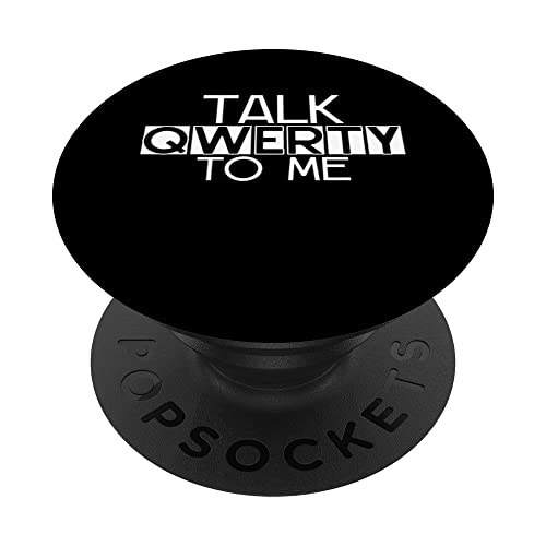 Talk Qwerty To Me PopSockets mit austauschbarem PopGrip