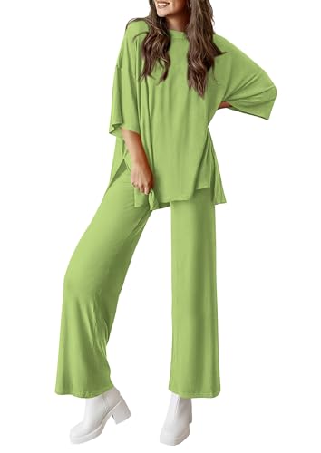PRETTYGARDEN Two Piece Sets For Women Summer Fashion Lounge Matching Set 2025 Travel Vacation Airport Outfits Clothing