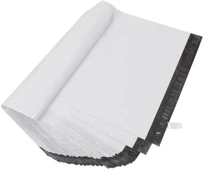 Buste per corriere in plastica, autoadesive, impermeabili, a prova di strappo, per abbigliamento (17,8 x 25,4 cm), confezione da 100