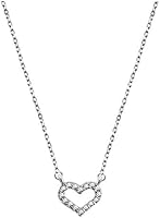 SOFIA MILANI - Damen Halskette mit Herz Anhänger - Aus echtem 925 Sterling Silber - 50319