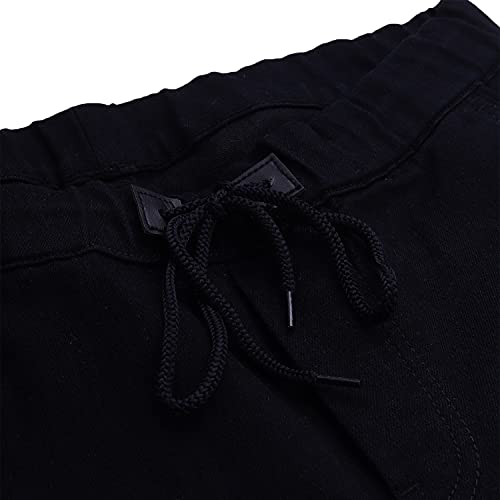 Image of Urbano Fashion Men's Printed Jogger Jeans Slim Fit Stretch