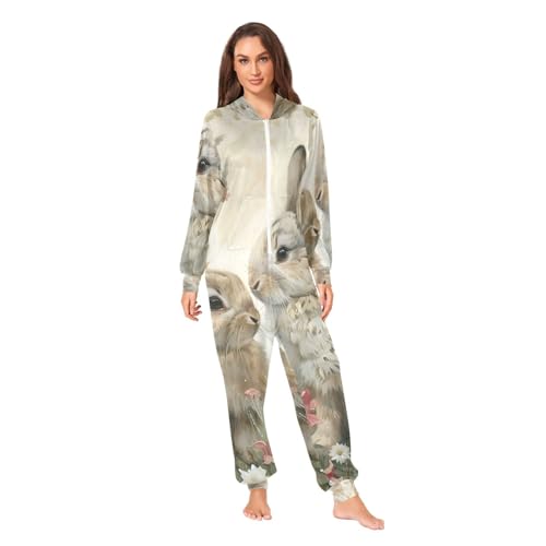 Pijama de conejo de Pascua el regalo divertido original para adultos