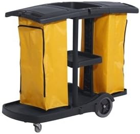 Commercial Housekeeping Janitorial Service cart with 2 Caddies