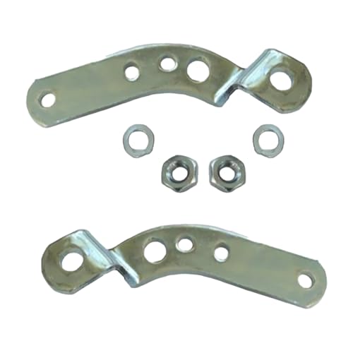 KIT COPPIA PIASTRA PORTA SPECCHI DX + SX CROMATA COMPATIBILE PER VESPA SPECCHIETTI DESTRA + SINISTRO