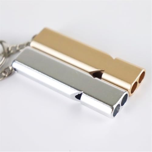 Durable Aluminum Dog Training Whistle in Green