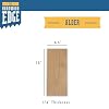 The Hardwood Edge Alder Hardwood Planks - 8-Pack Alder Wood for Unfinished Wood Crafts - 1/4’’ (6mm) 100% Pure Hardwood - Laser Engraving Blanks - Alder Craft Wood for Crafts and Gifts #1