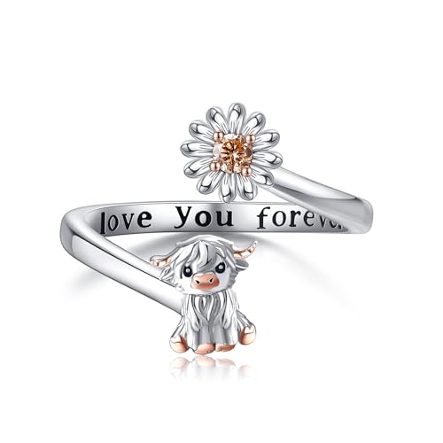Bague corgi en argent 925 ajustable, le cadeau idéal pour femme