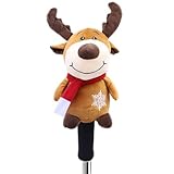 Abdeckungen Für Golfschläger,Golfschläger-Kopfhülle Für Weihnachten | Lustiger Hölzer Schutz | Für Urlaub, Outdoor-Golfspieler, Golfplatz, Während Der Turnier-Praxis Und Beim Clubhaus-Urlaub