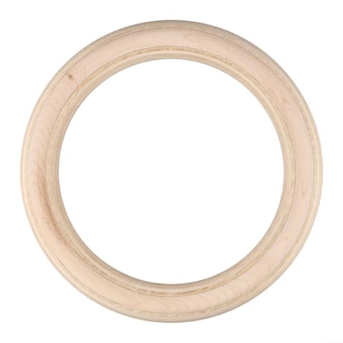 Anillas de gimnasia de madera de abedul macizo, pack 2 miniatura 4