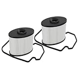 beler 2Pcs Ventilation Crankcase Filter with Gasket Kit 2992447 Fit for Iveco Eurocargo Tector Range