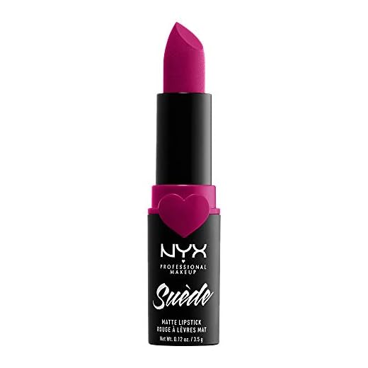 NYX Professional Makeup Lippenstift - Suede Matte Lipstick, superleichter & pudriger Lippenstift, intensiv mattes Finish, 3, 5 g, Clinger 12