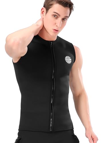 Top de Neopreno Outdoor Unisex 3MM Sin Mangas para Buceo, Surf, Windsurf y Kitesurf miniatura 7