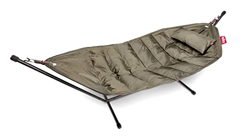 Fatboy Headdemock Deluxe Taupe | Hängematte für Zwei mit Gestell | inkl....