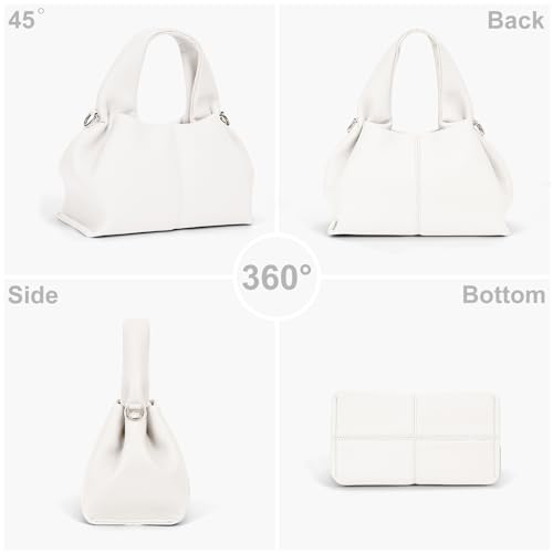 Image of Juoxeepy Crossbody Bag Purse Satchel Handbag for Women Shoulder Bag Chic Dumpling Cloud Bag Clutch Purse