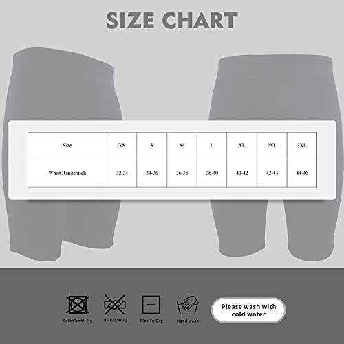 Neoprene Shorts Women Men, Wetsuit Pants For Water Sports Lake Ocean Pool Swimming Surfing Snorkeling Floating Canoeing Aerobics Diving Kayaking (Black For Men, Xx-Large) #TOP1