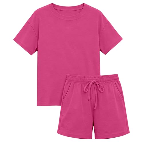 Tenue casual fille pour les vacances d'été avec short et haut ample