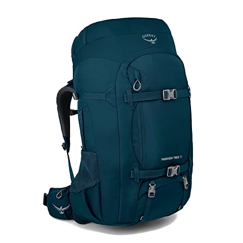 Osprey Fairview Trek 70L Women's Travel Backpack, Night Jungle Blue