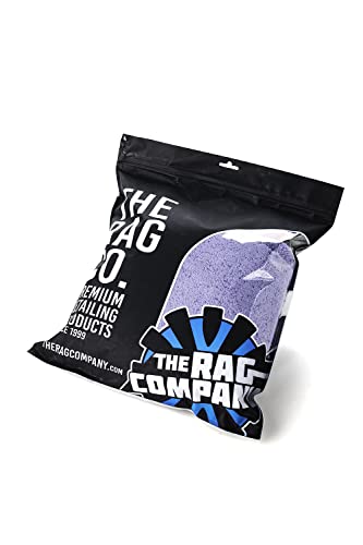 The Rag Company - Eagle Edgeless 350 (5-Pack) Professional Korean 70/30 Blend Super Plush Microfiber Detailing Towels, 350GSM, 16in x 16in, Lavender