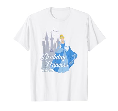 Image of Disney Cinderella Birthday Princess T-Shirt