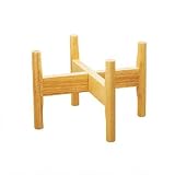 Bvdfgk Getränkespender Holz Standgestell Getränkehalter Plattform Unterbau mit Kreuzsprosse Aufgeräumte Präsentation für Esszimmer Gartenparty Kantine Firmenfest , Holz , GZ1010D Holzsockel