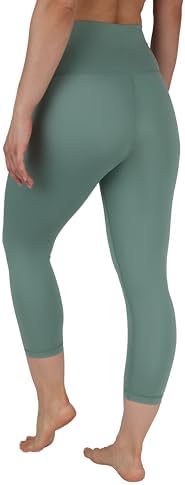 Yogalicious High Waist Buttery Soft Lightweight Capri Leggings High Rise Workout Yoga Pants for Women view 7