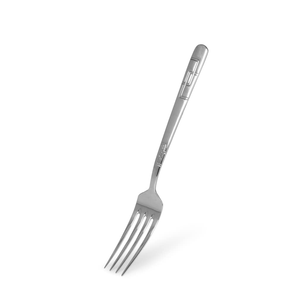 Fissman Fork Turin Series 12pcs, Premium Food Grade 18/10 Stainless Steel, Durable Metal, Silverware Mirror Finish, Use for Home, Restaurant And Hotel