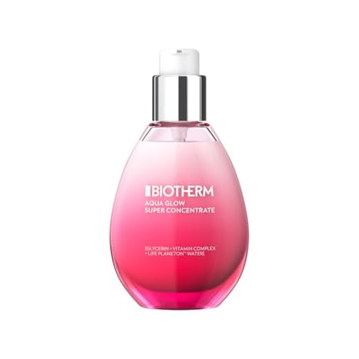 Biotherm, Aqua Glow Super Concentrate, Gel Hidratante Iluminador, Hidrata y Restaura la Luminosidad, Enriquecido con Vitaminas y Life Plankton, Para Todo Tipo de Pieles, 50 ml